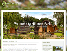 Tablet Screenshot of hillcrestpark.co.uk